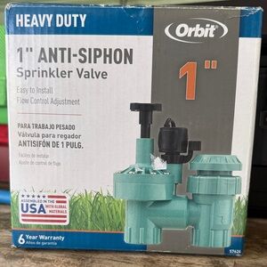Orbit 1" Anti-Siphon Sprinkler Valve NIB